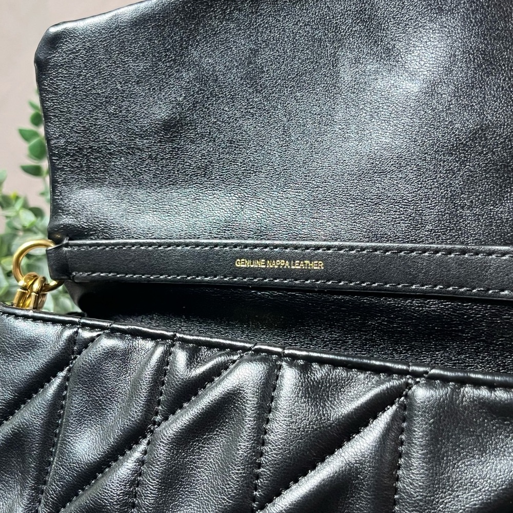 Coach Times Square Tabby Quilted Black Nappa Leather Shoulder Bag - Picture 5 of 17